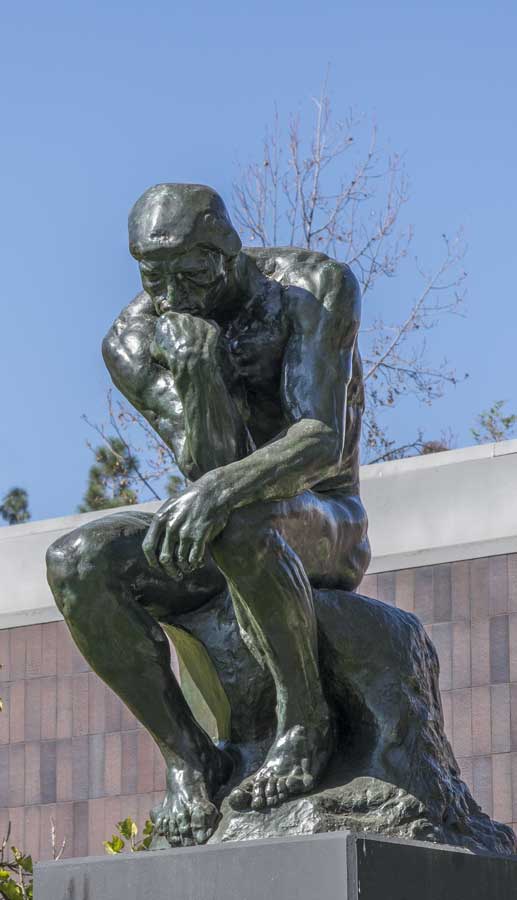 Thinker at Norton Simon Museum Rodin - Thinker